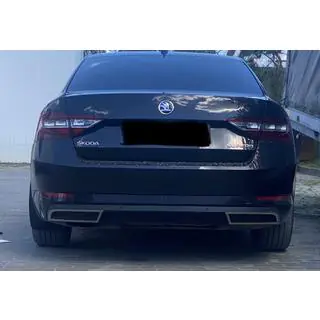 Rear bumper end trim Carmos (3 pcs, stainless steel) photo 3