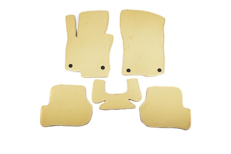 Skoda Octavia II A5 2006-2010 EVA Floor Mats (Beige) Image