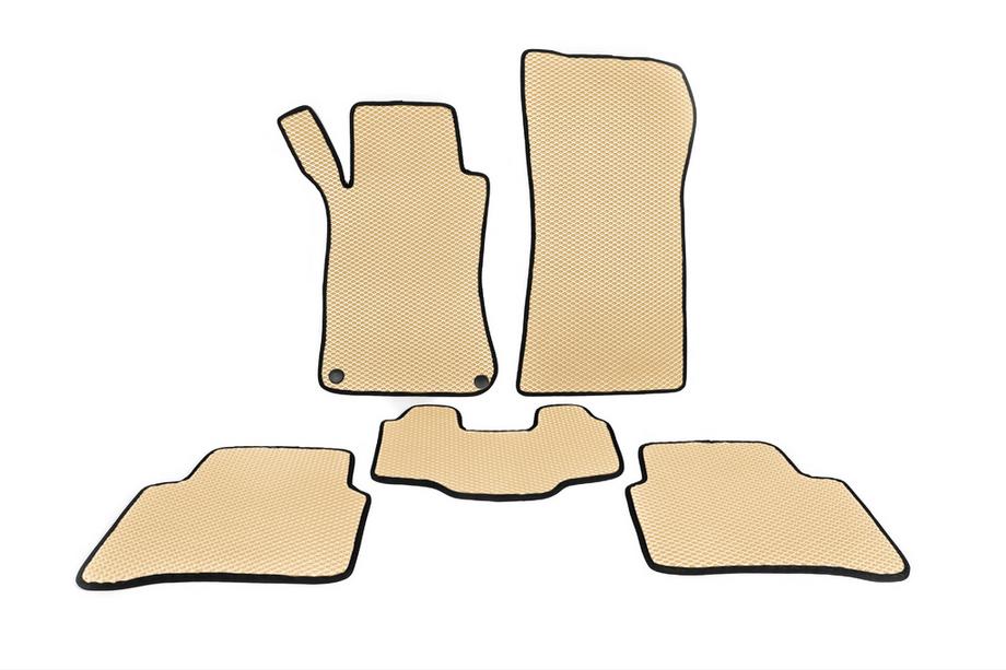 Mercedes C-class W203 2000-2007 EVA Floor Mats (Beige) Image