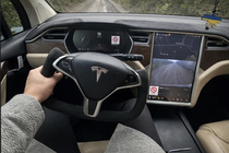 Tesla Model X 2015- Steering Wheel Sport Style (Alcantara, Carbon, Heated) photo 1