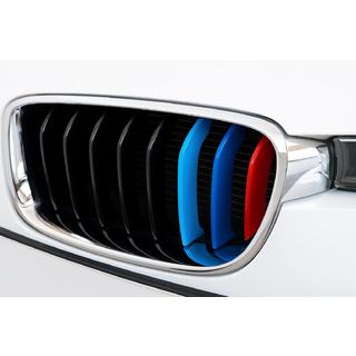 Grille trim covers for 8-slat grille (3 pcs) BMW 3 Series F30/F31 2012-2019 photo 1