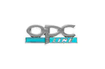 Opel Metal Trunk Badge OPC Line (Chrome+Blue) photo 2