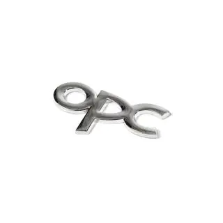 Metal Trunk Badge OPC Chrome photo 2