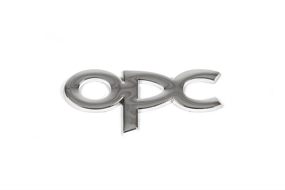 Opel Metal Trunk Badge OPC Chrome Photo 1