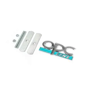 Metal Badge for Grille OPC Line (Chrome+Blue) photo 2