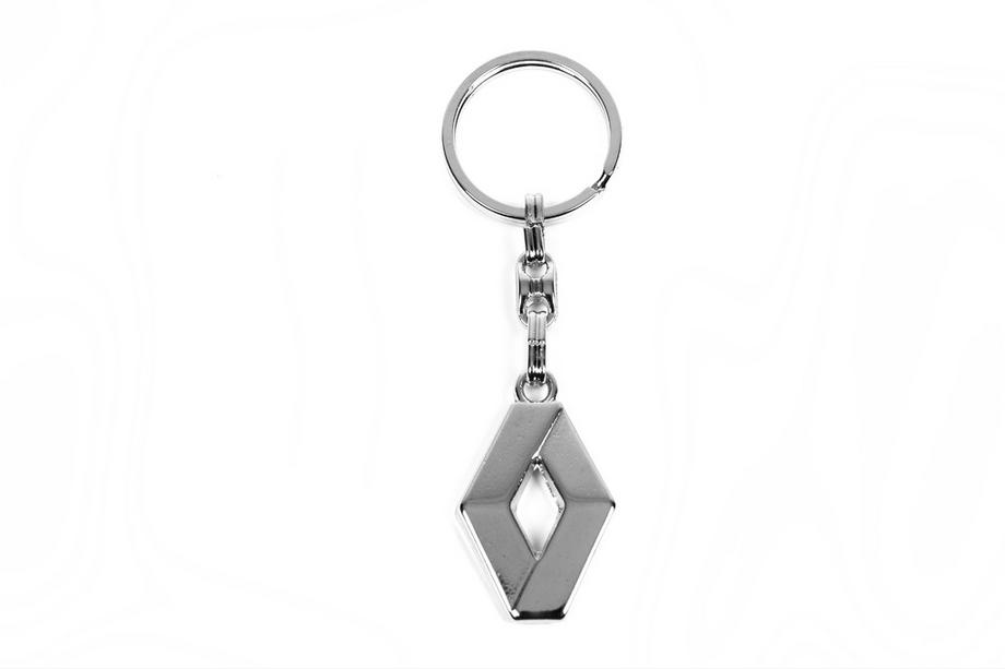 Renault Metal Keychain with Renault Logo Image