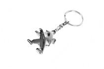 Peugeot Metal Keychain with Peugeot Logo photo 3