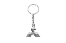 Mitsubishi Metal Keychain with Mitsubishi Logo photo 1