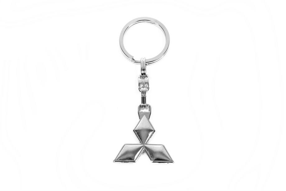 Mitsubishi Metal Keychain with Mitsubishi Logo Image