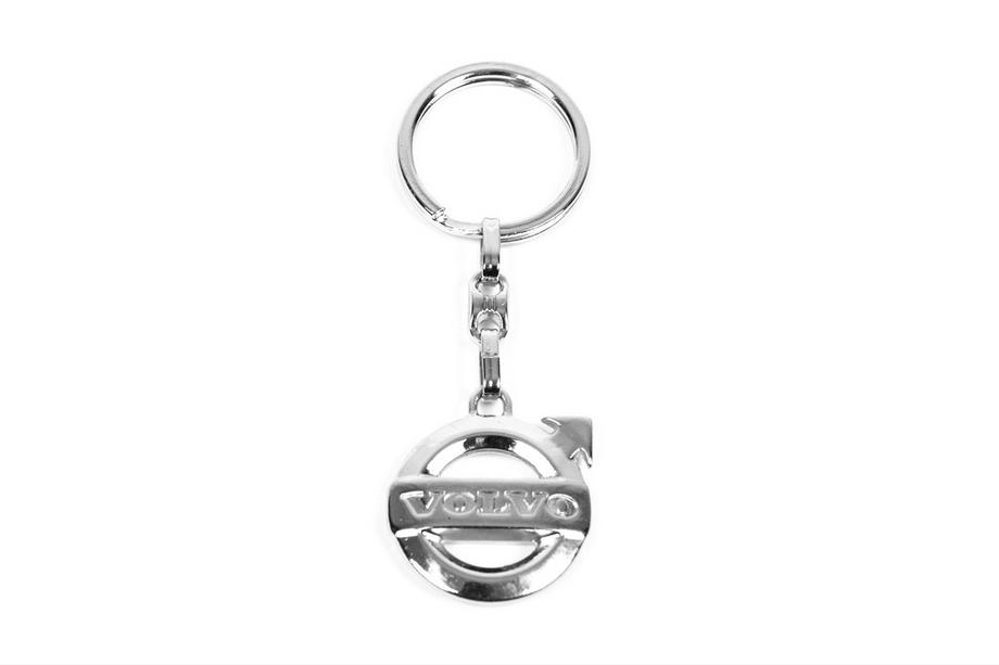 Volvo Metal Keychain with Volvo Logo Photo 2