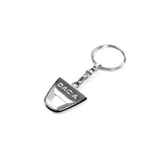 Metal keychain with Dacia logo photo 2