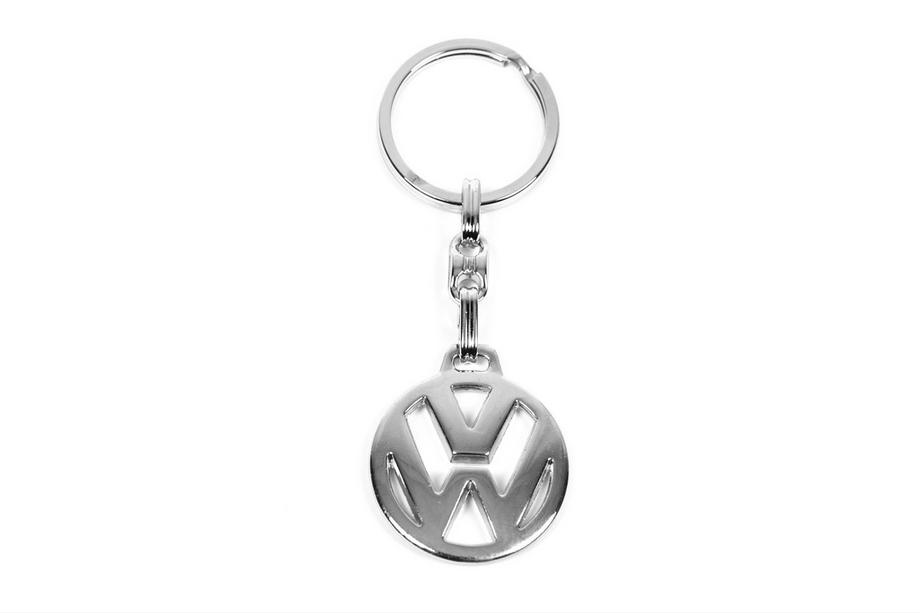 Volkswagen Metal Keychain with Volkswagen Logo Image