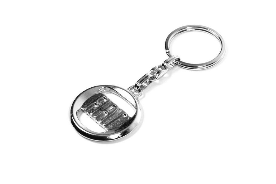 Fiat Metal Keychain with Fiat Logo Photo 2