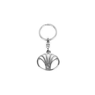 Metal keychain with Daewoo logo photo 1