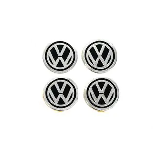 Stickers for wheel center caps 60mm vw-60-n-bl (4pcs) photo 2