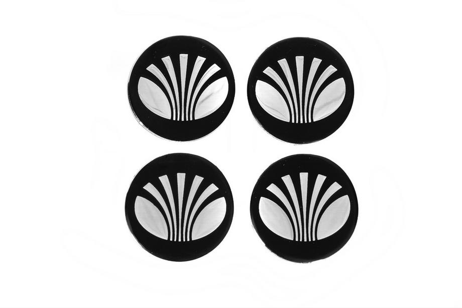 Daewoo Stickers for Wheel Center Caps V2 60mm (4pcs) Image