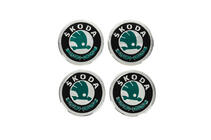 Skoda Stickers for Wheel Center Caps V2 60mm (4pcs) photo 1