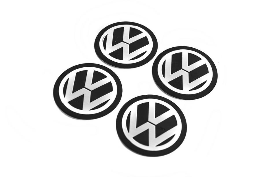 Volkswagen Stickers for wheel center caps 90mm (4pcs) Image