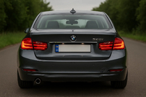 BMW 3 Series F30/F31 2012-2019 Stainless steel trim above license plate Sedan (Chrome) photo 1