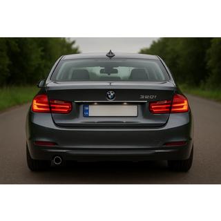 Stainless steel trim above license plate BMW 3 Series F30/F31 2012-2019 photo 1