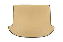 Hyundai Santa Fe 3 2012-2018 Trunk mat (EVA, beige) (7 seats) photo 1