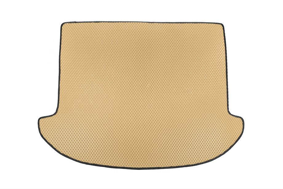 Hyundai Santa Fe 3 2012-2018 Trunk mat (EVA, beige) (7 seats) Image