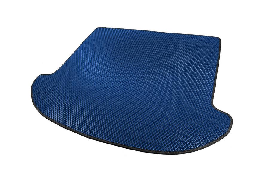 Hyundai Santa Fe 3 2012-2018 Trunk mat (EVA, blue) (7 seats) Photo 2