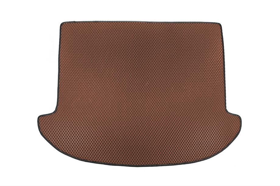 Hyundai Santa Fe 3 2012-2018 Trunk mat (EVA, brick) (7 seats) Image