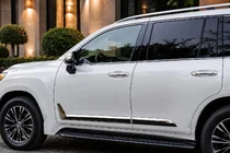 Lexus LX 500d/600 2022- Black Door Moldings F-Sport white+black (4 pcs, ABS) photo 2