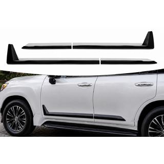 Black Door Moldings F-Sport white+black (4 pcs, ABS)