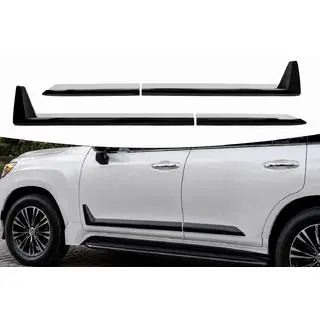 Black Door Moldings F-Sport white+black (4 pcs, ABS)