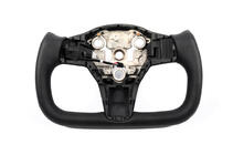 Tesla Model Y 2020- Steering Wheel Pilot Style (Leatherette, Carbon, with Heating) photo 2