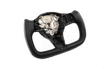 Tesla Model Y 2020- Steering Wheel Pilot Style (Leatherette, Carbon, with Heating) photo 3