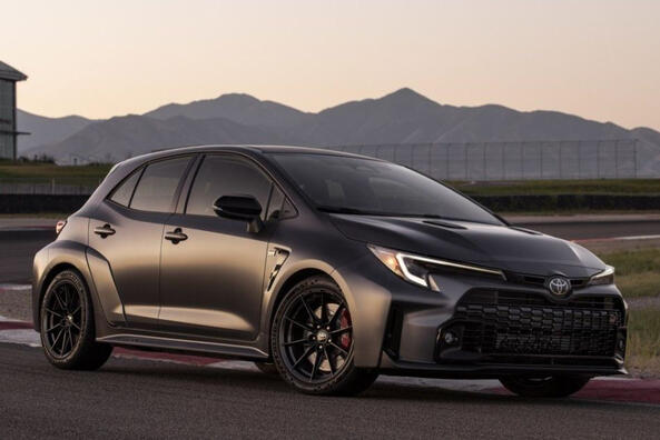 «Charged» four-wheel drive hatchback Toyota Corolla GR