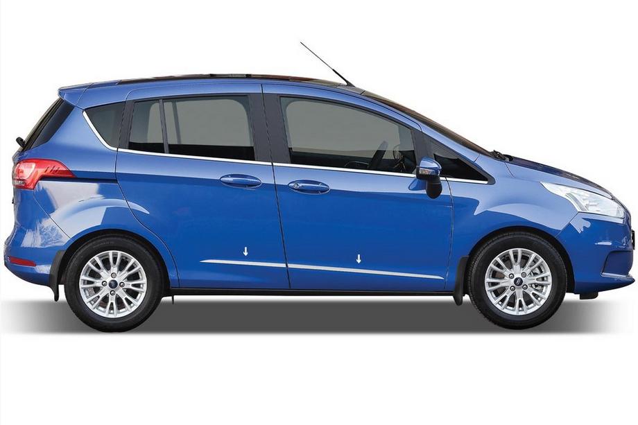 Ford B-Max 2012-2017 Door Mouldings OmsaLine (4 pcs, Stainless Steel) Image