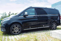 Mercedes Vito/V-class W447 2014- Stainless Steel Door Sill Protectors (4 pcs) photo 1
