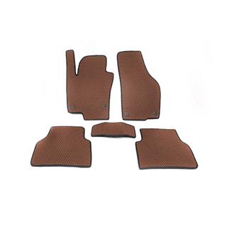 EVA Floor Mats (Brown) Volkswagen Tiguan 2007-2016 photo 1