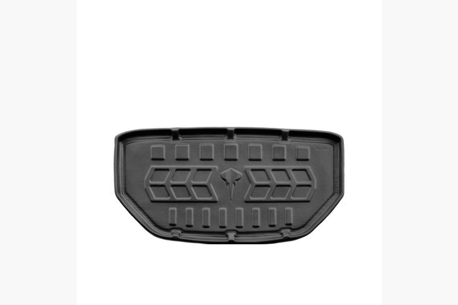 Tesla Model X 2015- 3D Trunk Mat (Plaid) (2022+) (Front) (Stingray) Image