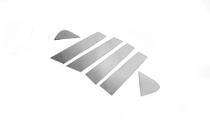 Nissan Juke 2010-2019 Stainless Steel Door Pillar Trim Omsa Line (6 pcs) photo 2