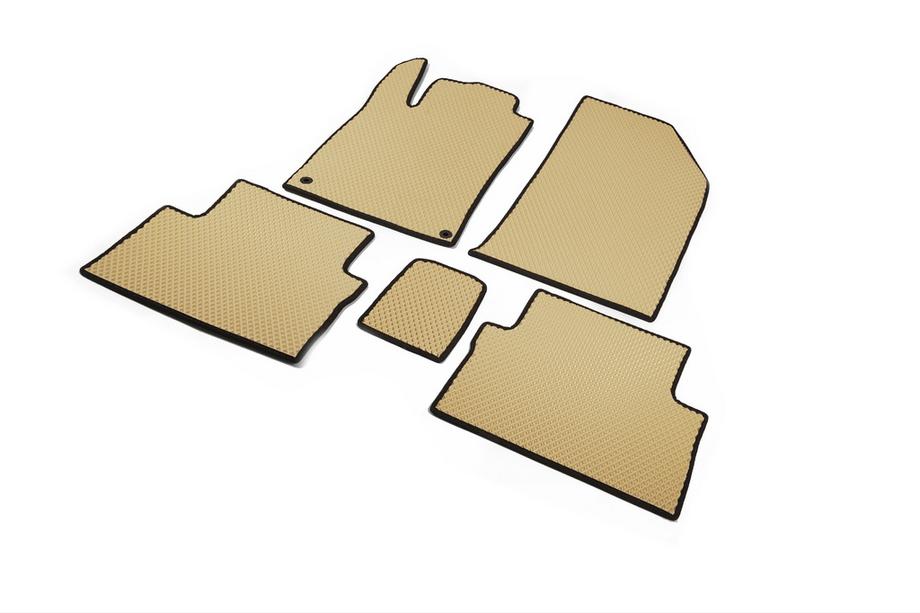 Peugeot 508 2010-2018 EVA Floor Mats (Beige) Image