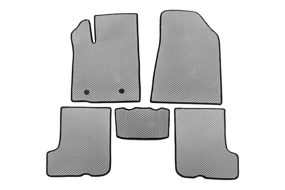 Renault Sandero 2007-2013 EVA Floor Mats (Gray) Image
