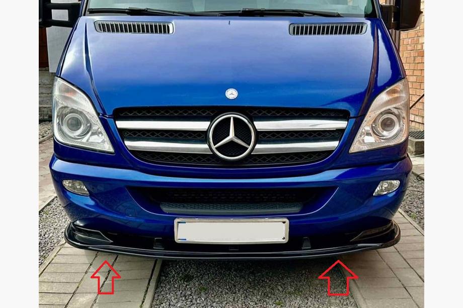 Mercedes Sprinter W906 2006–2018 Front lip 2006-2013 (ABS) Photo 2