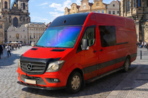 Mercedes Sprinter W906 2006–2018 Front lip 2013-2018 (ABS) photo 3