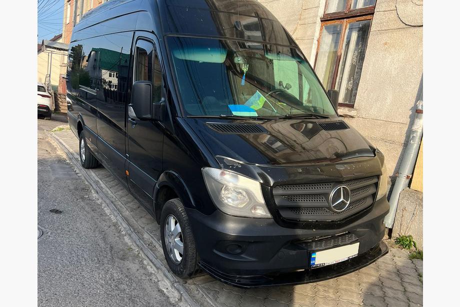 Mercedes Sprinter W906 2006–2018 Front lip 2013-2018 (ABS) Photo 5