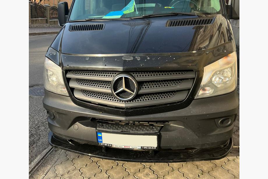 Mercedes Sprinter W906 2006–2018 Front lip 2013-2018 (ABS) Photo 6