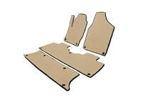 Seat Alhambra 1996-2010 EVA Floor Mats (3 Rows, Beige) photo 2