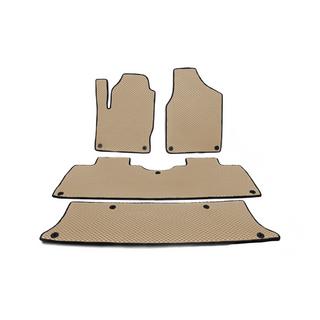 EVA Floor Mats (3 Rows, Beige) Seat Alhambra 1996-2010 photo 1