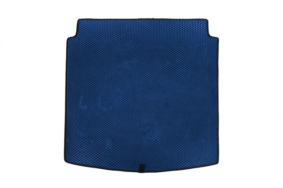 Audi A4 B8 2007-2015 Trunk Mat Sedan (EVA, Blue) Image