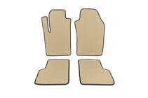 Fiat 500/500L 2013-2022 EVA floor mats (for 500, Beige) photo 1