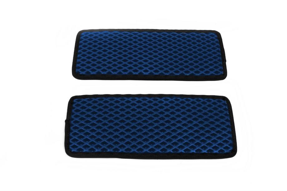 Peugeot Boxer 2006-2025 Polyurethane Door Sill Mats (2 pcs, EVA, Blue) Image